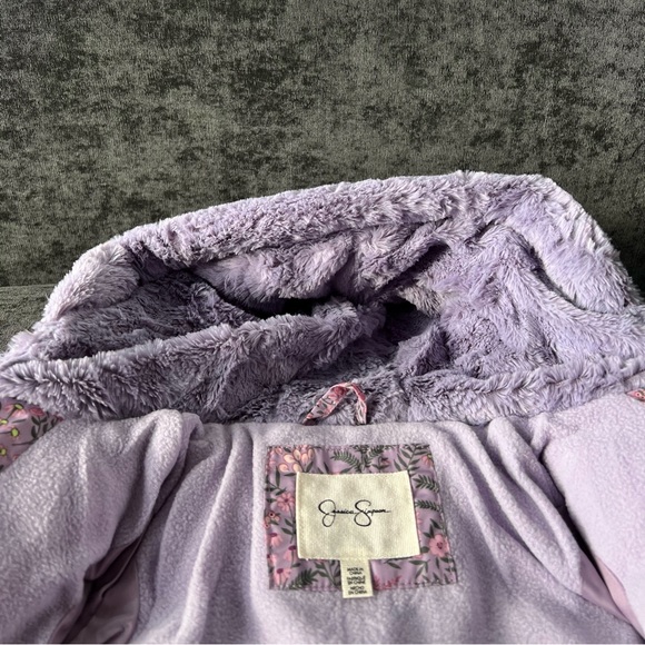 NWT Jessica Simpson Lavender Floral Coat - Picture 4 of 11